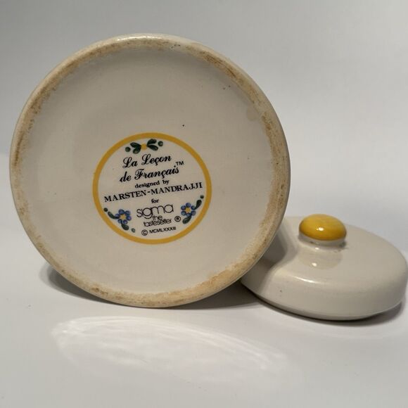 Vintage French The Tea Canister Marsten-Mandrajji for Sigma La Lecon de Francis - Picture 3 of 9
